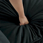 4-Piece Modular Chenille Upholstered L-Shaped Sectional Sofa with Ottoman