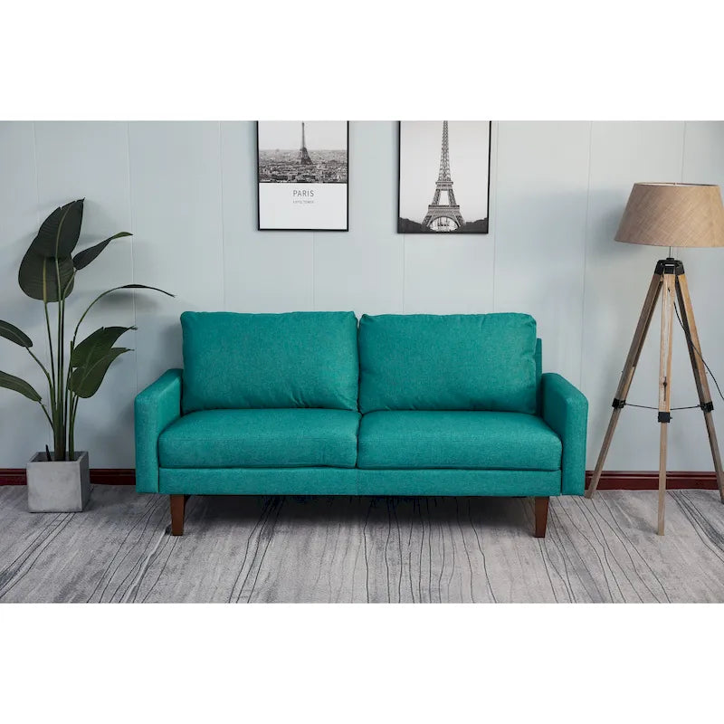 Adelaide 70 Linen Square Arm Sofa