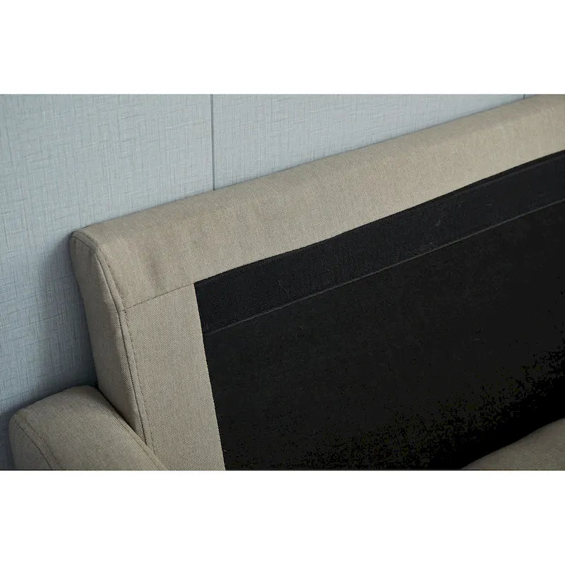 Adelaide 70 Linen Square Arm Sofa