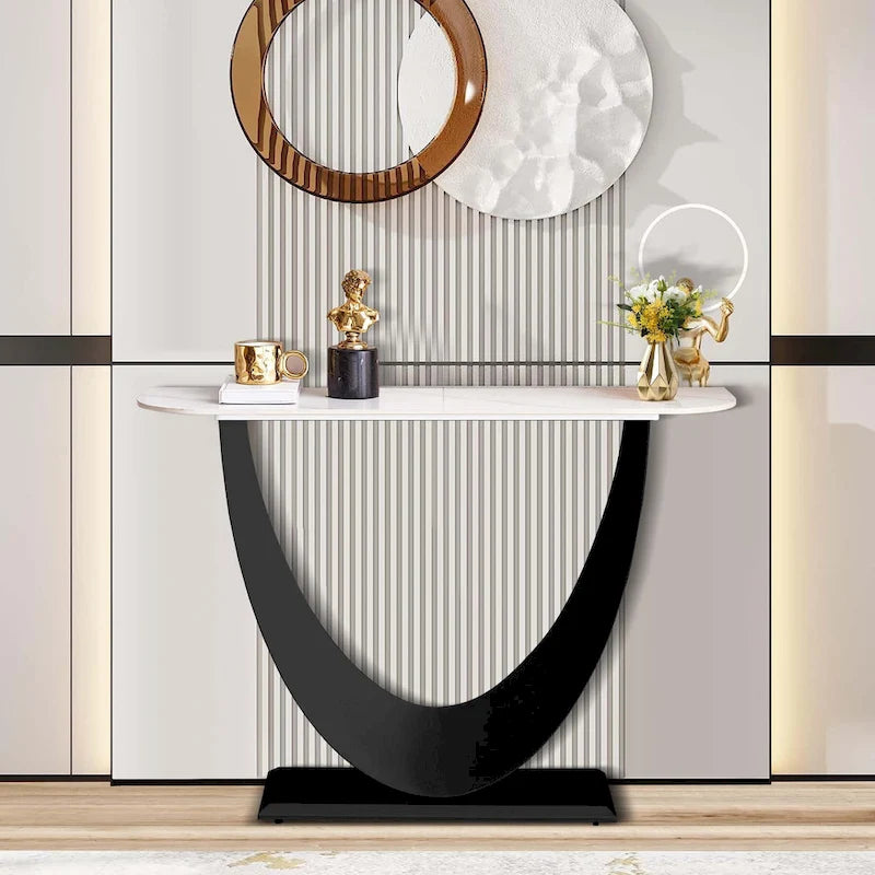 47 Inch Entryway Console Table Narrow Sofa Tables