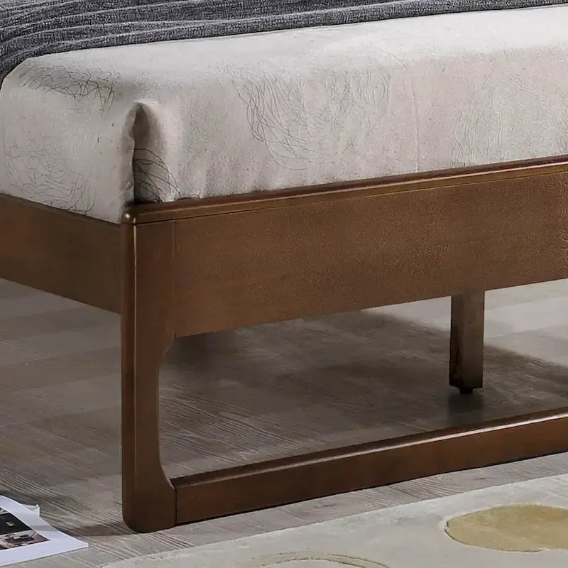 Cindy Transitional Wooden Queen Platform Bed by Christopher Knight Home