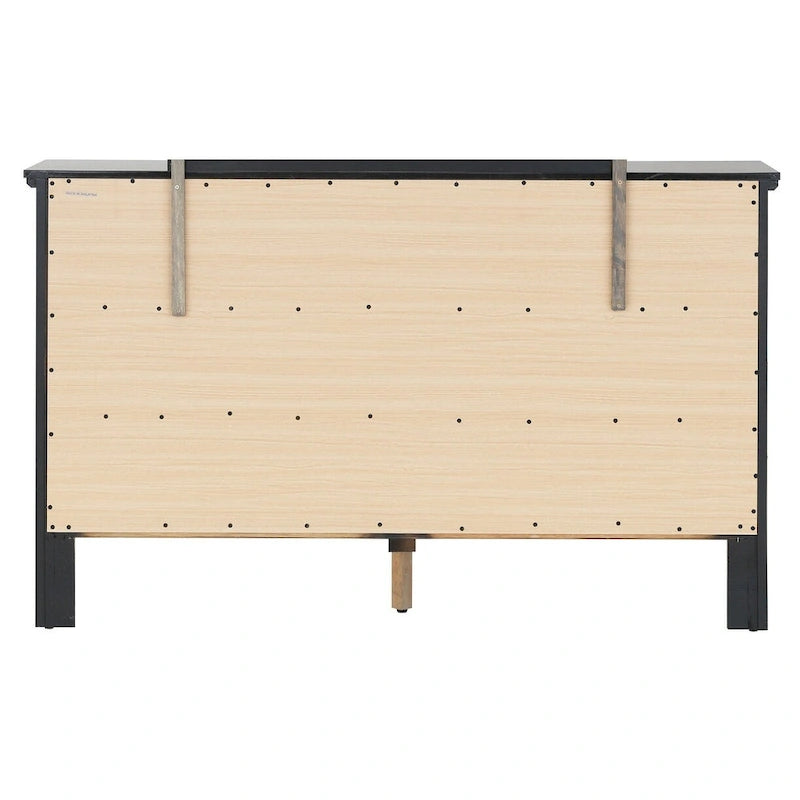 Primo 6-Drawer Espresso Dresser