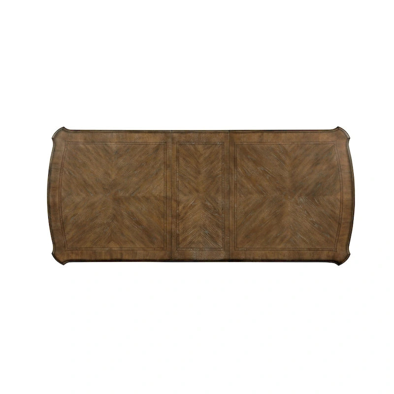 The Gray Barn Caelum Farmhouse White 96-inch Expandable Dining Table