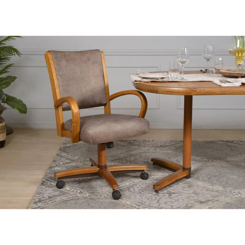 Casual Dining Brown 5 piece Expandable Table and Chairs Set