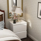 2-Drawer Nightstand End Table Console Table