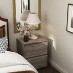 2-Drawer Nightstand End Table Console Table