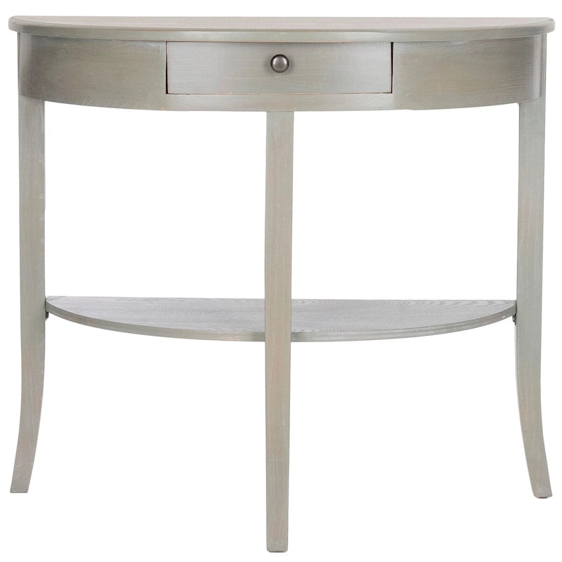 SAFAVIEH Sada Ash Grey Console - 33.9 x 14.4 x 30.1 - 33.9 x 14.4 x 30.1 - 34Wx14Dx30H