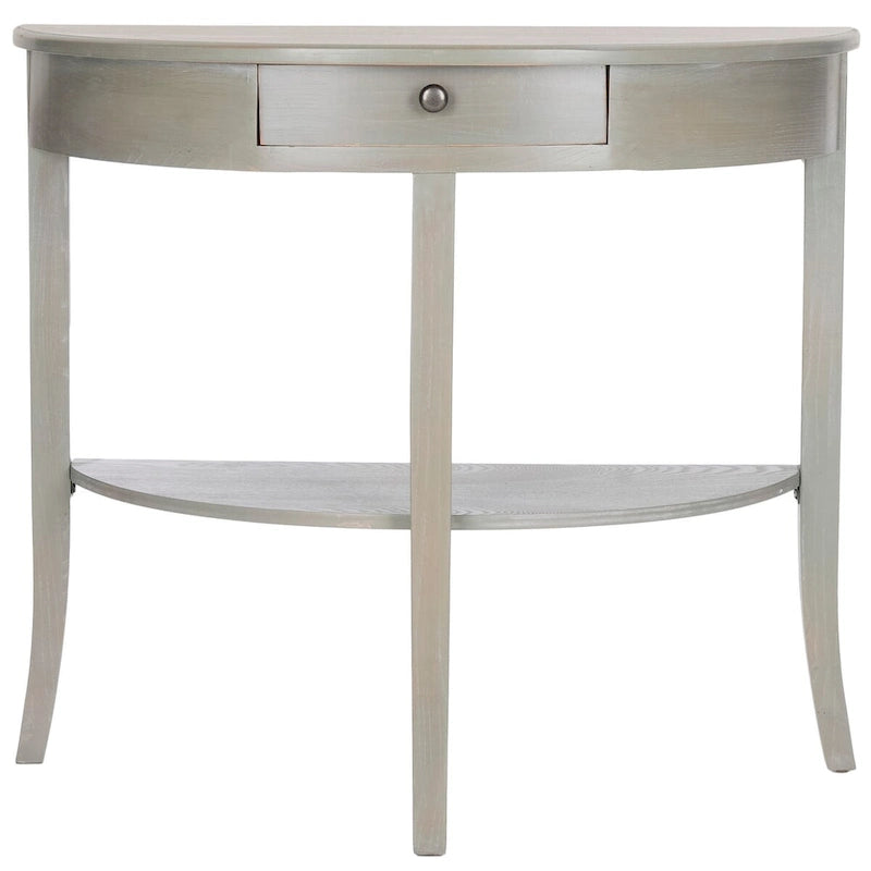 SAFAVIEH Sada Ash Grey Console - 33.9 x 14.4 x 30.1 - 33.9 x 14.4 x 30.1 - 34Wx14Dx30H