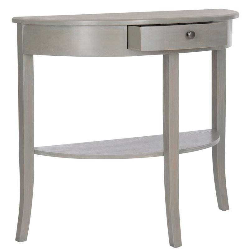 SAFAVIEH Sada Ash Grey Console - 33.9 x 14.4 x 30.1 - 33.9 x 14.4 x 30.1 - 34Wx14Dx30H