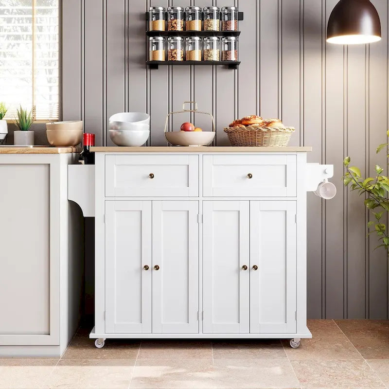 Kitchen Island Cart on Wheels