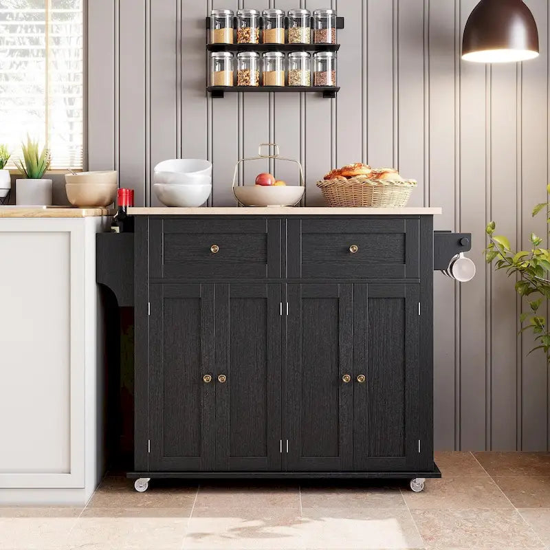 Kitchen Island Cart on Wheels