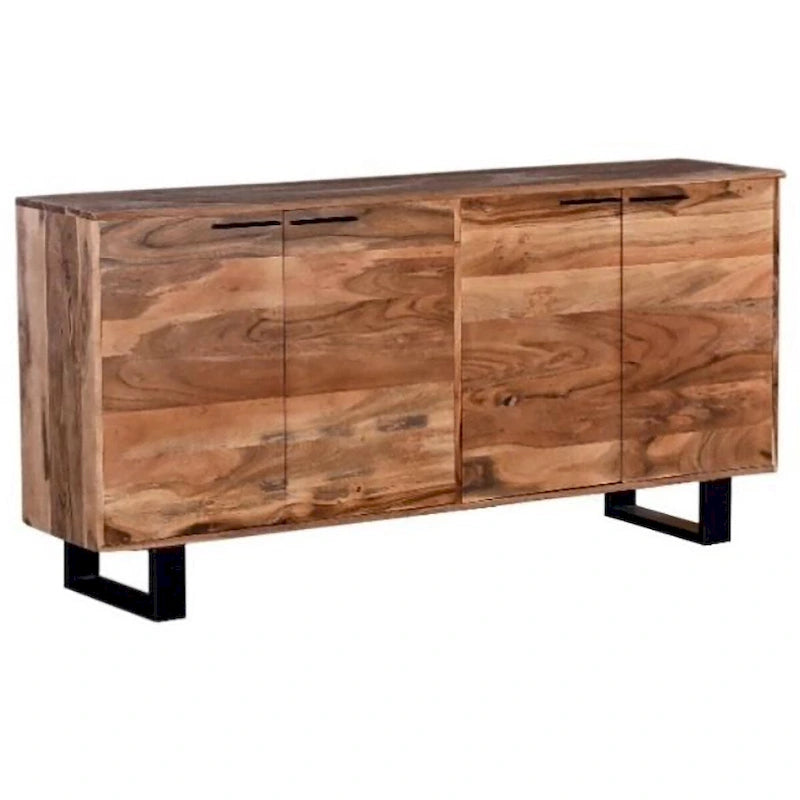 Myna 68 in. Acacia Wood and Metal Sideboard