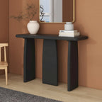 Console Table with Triple Pedestal Entryway Table
